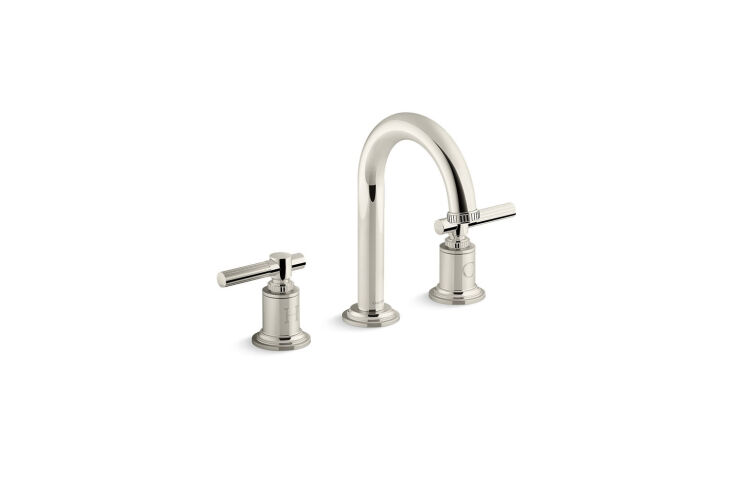 from robert am stern architects, the kallista central park west faucet is \$\1, 23