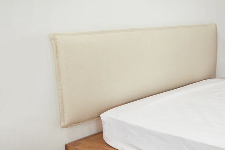 the mash studios lax series milk pillow headboard is \$485 at \2modern. 17