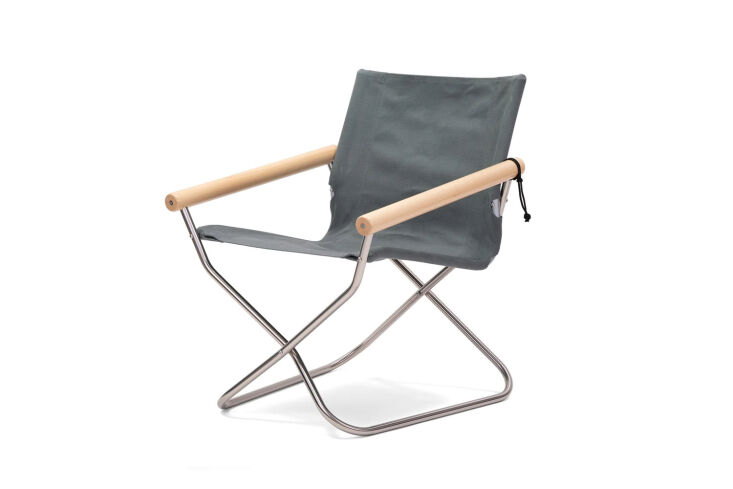 the shorter ny chair x 80, shown in gray, is among the style first produced in  9