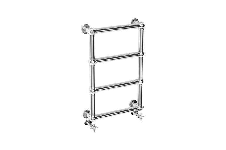 the chatsworth traditional chrome heated towel rail is £\2\29.95 at victor 23