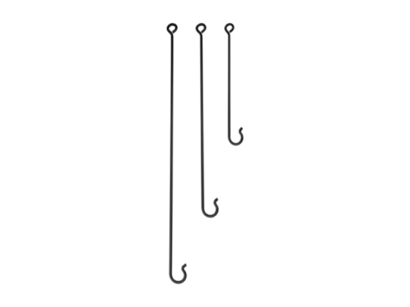 wrought iron hook extension hanger 8