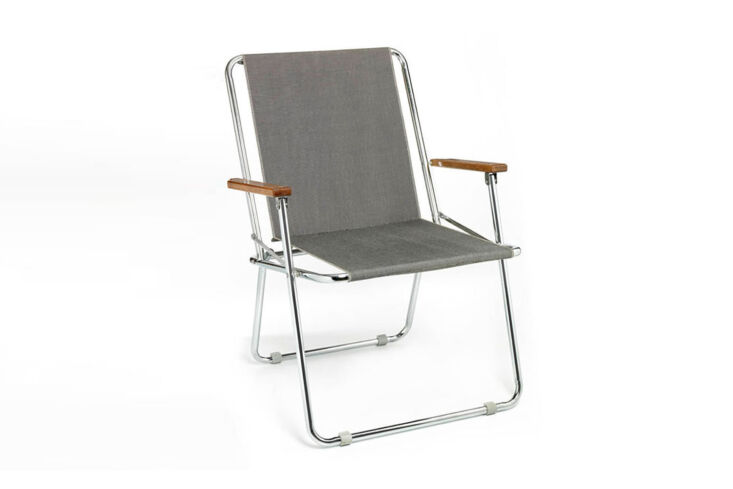the zip dee folding chair is \$\190 at airstream supply company. 18