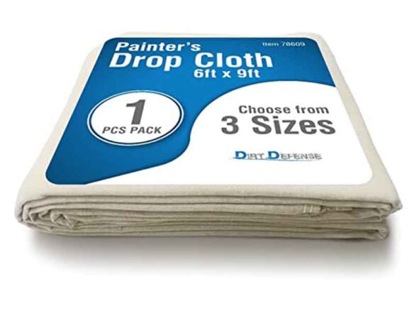 canvas drop cloth cotton tarp large 8