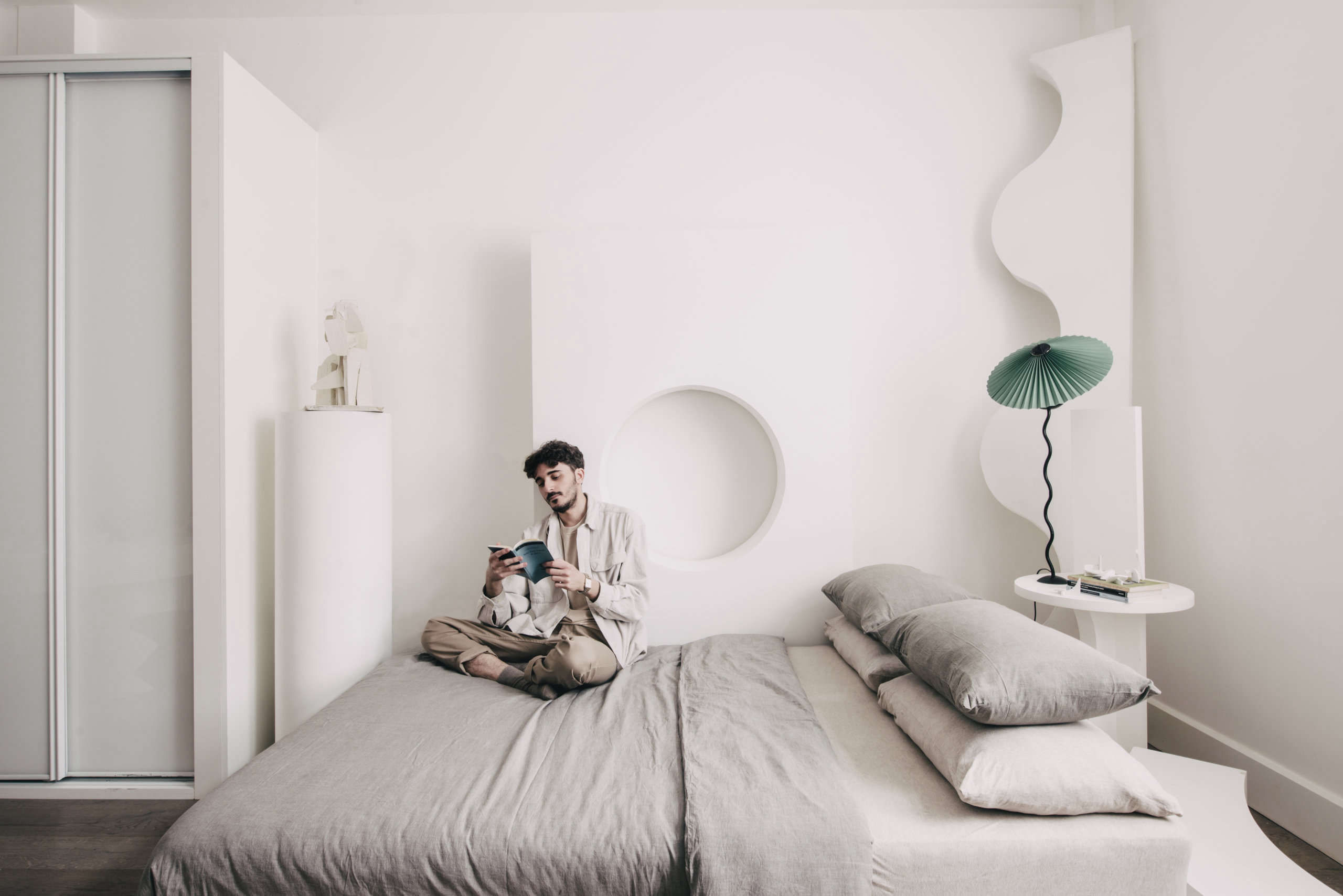 The Modern-Bohemian Studio Apartment: Artist Oscar Piccolo's One-Room London Flat