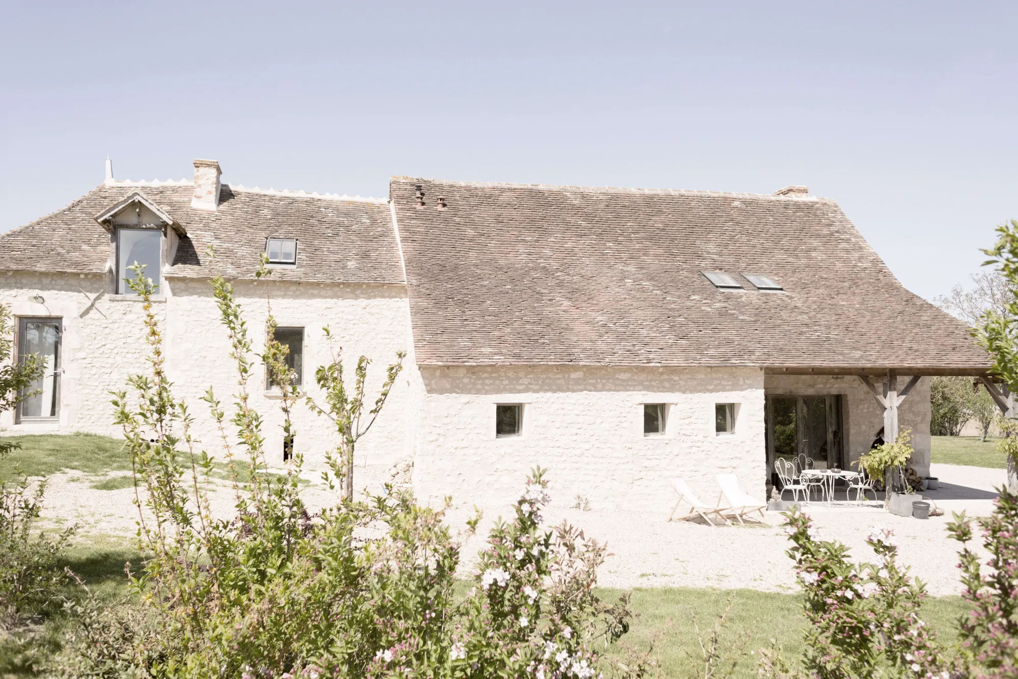 A Stone Farmhouse in France Gets an Artful Update from a Paris Firm - Remodelista