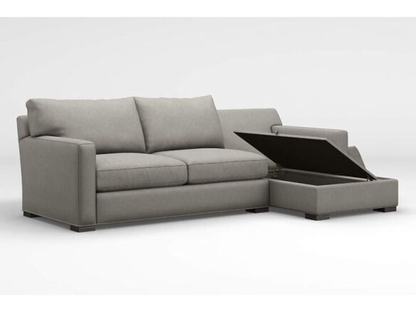 crate and barrel axis 2 piece sectional sofa 1  
