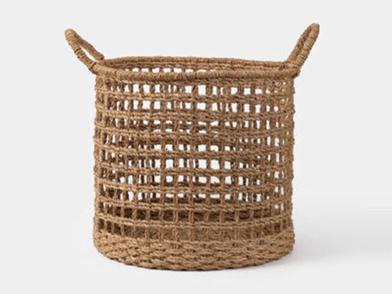 Vintage Victorian Oval Wicker Fishing Creel For Sale at 1stDibs