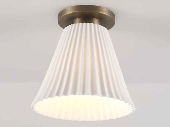 hector large pleat ceiling light 8