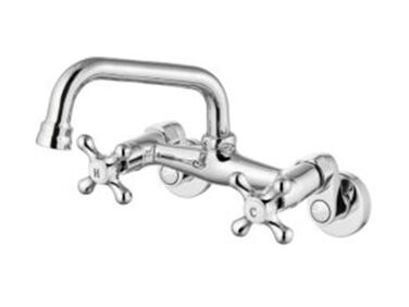 airuida wall mounted kitchen faucet chrome  