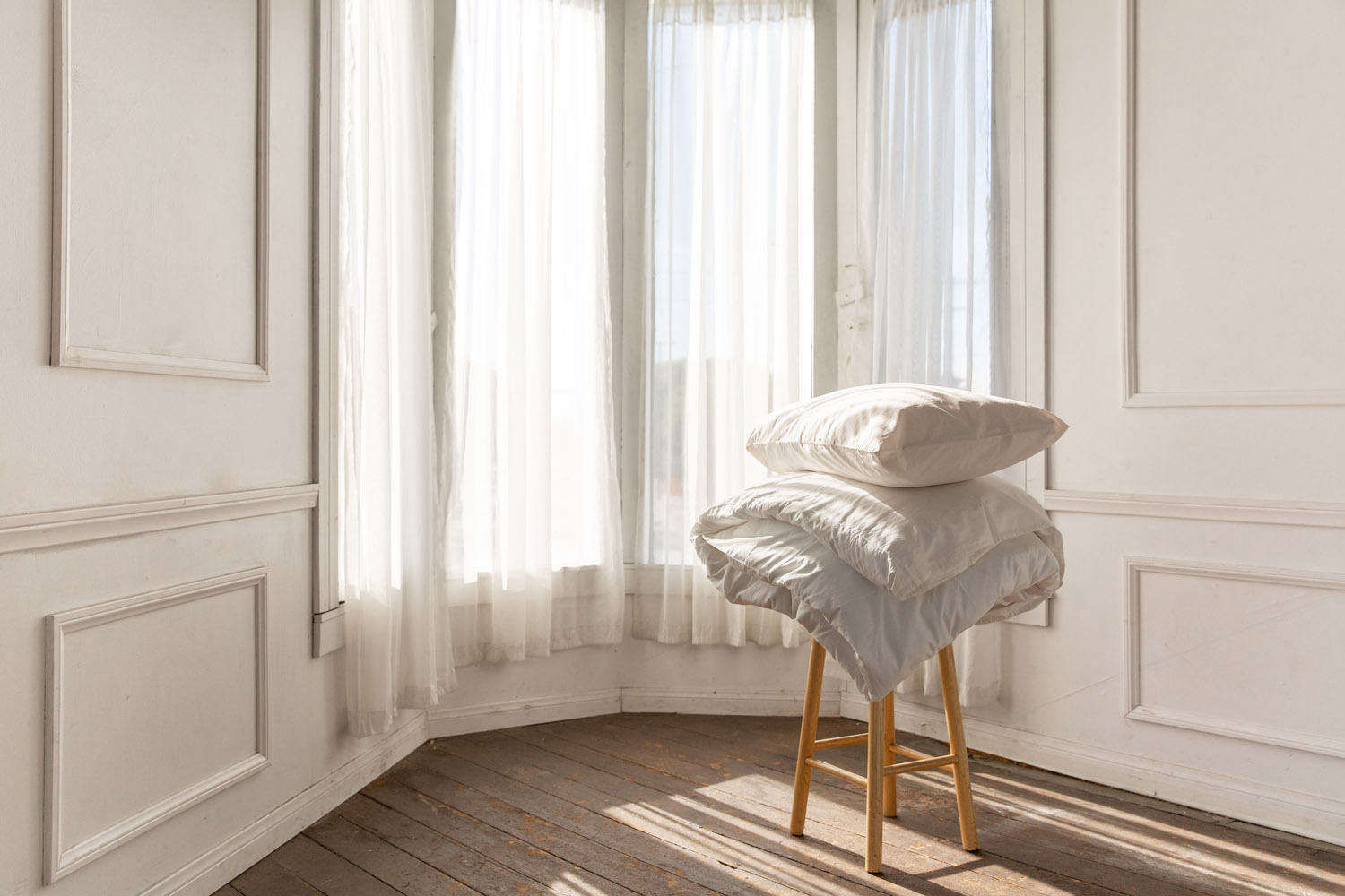 Variations on a Theme: A Linen Collection in Six Shades of White, from Flaneur - Remodelista