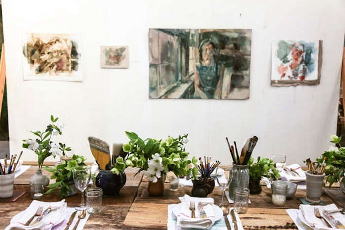Steal This Look: Dinner in an Artist's Atelier - Remodelista