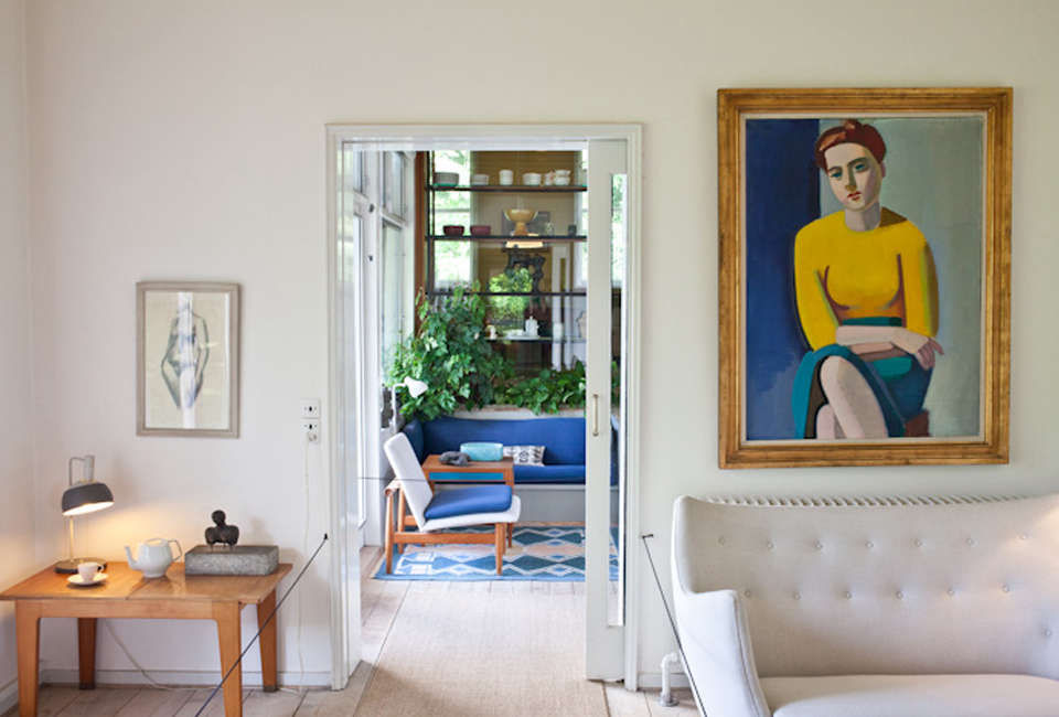 Daring Color Ideas to Steal from the Finn Juhl House in Copenhagen - Remodelista