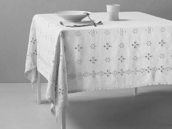 GarmentDyed Textured Linen Tablecloth portrait 8