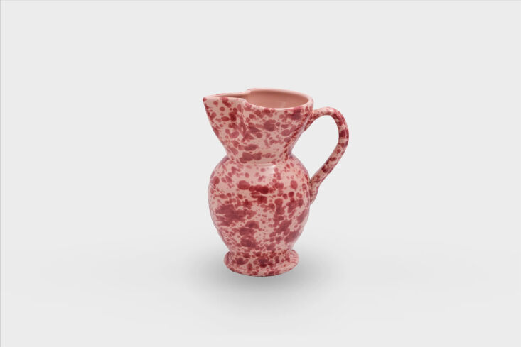 cabana speckled pitcher pink 14