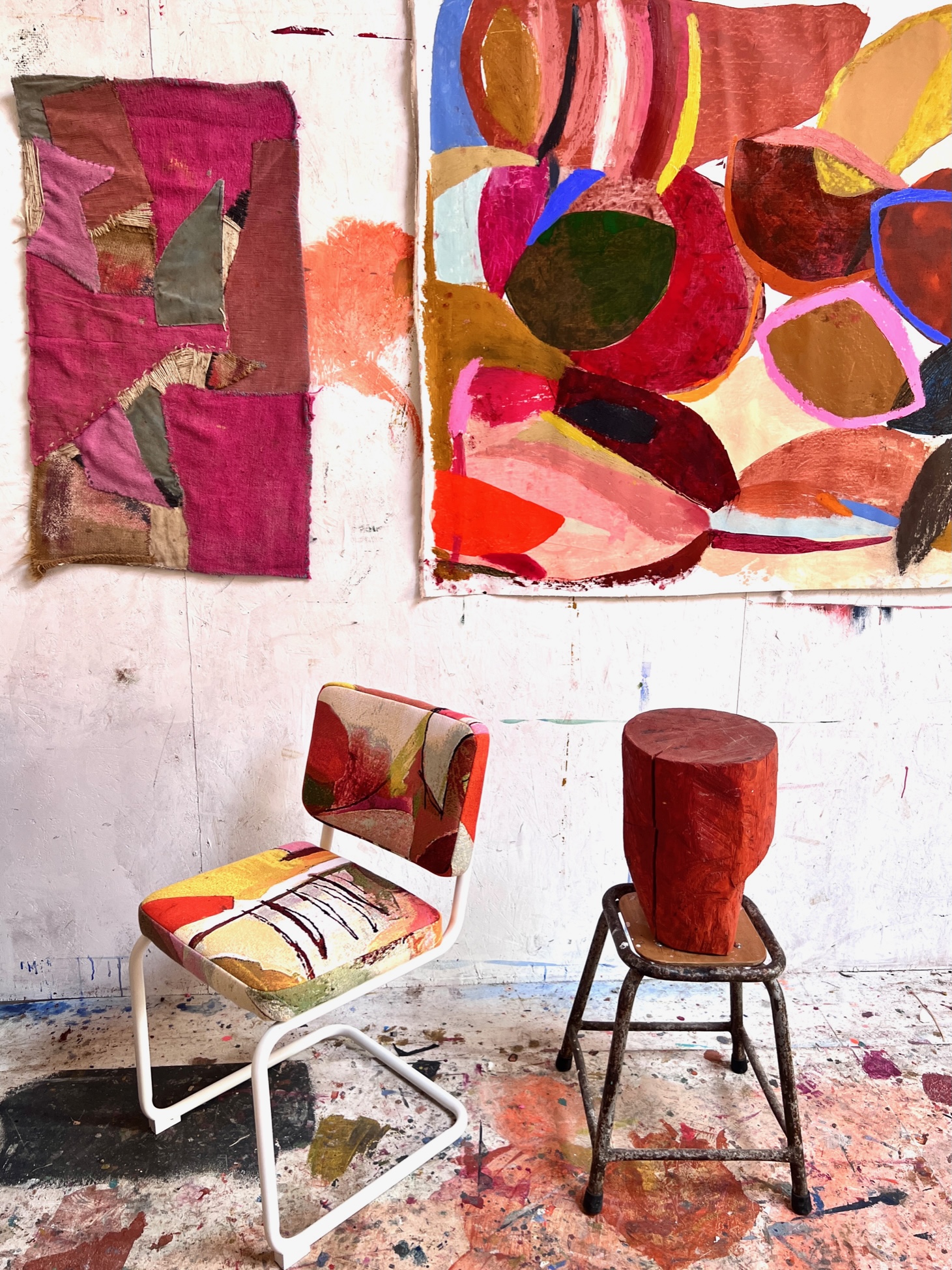 on view in the studio: a collaboration chair made with pol angrill of barcelona 24