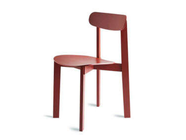 please wait to be seated bondi chair basque red  