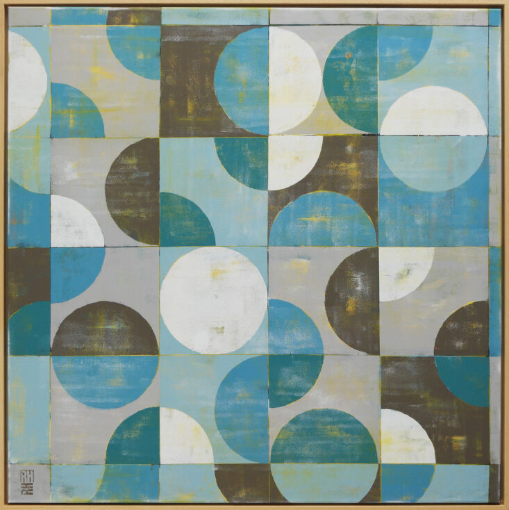 traffic square grey by ronald hunter ($2,440, including the frame). ronald ha 19