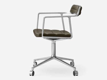 vipp 452 swivel chair polished  