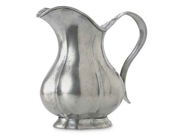 match fluted pewter pitcher 8