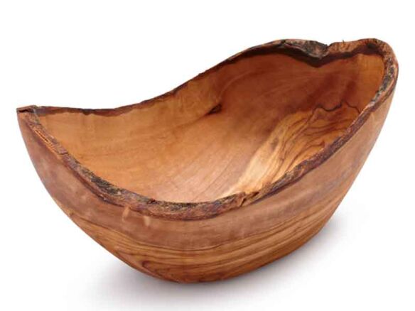 Sur La Table Italian Olivewood Rustic Bowl portrait 3