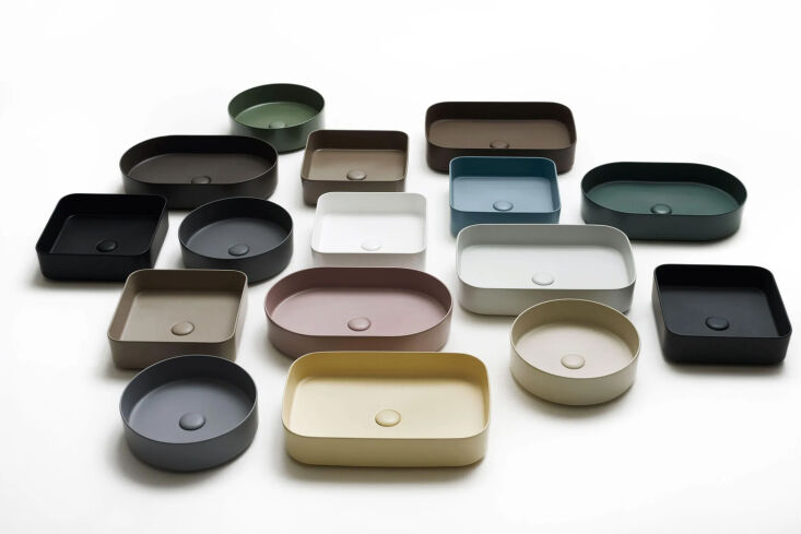 ceramica cielo offers a range of colorful basins under the shui comfort collect 20