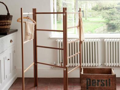  Leather straps for clothes rail hanging garment clothing rack  nursery decor idea ceiling mounted laundry room drying rack modern  farmhouse Scandinavian : Handmade Products