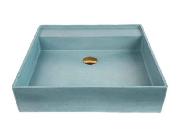 newport square handmade vessel sink 8