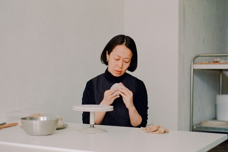based in denmark, japanese artist yukari hotta mades hand thrown ceramic sculpt 14