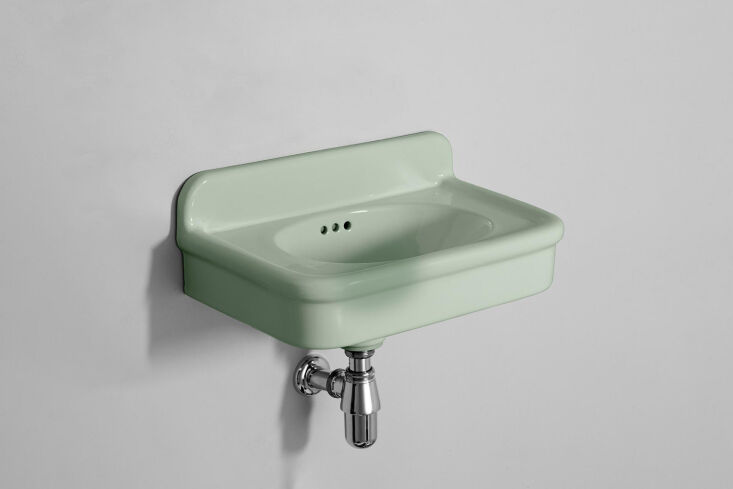 the water monopoly rockwell green wall hung cloakroom basin is £758. the s 18