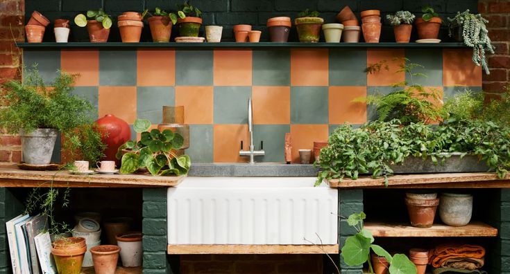 bert & may cement square tiles in bay and marigold pattern a greenhouse bac 23