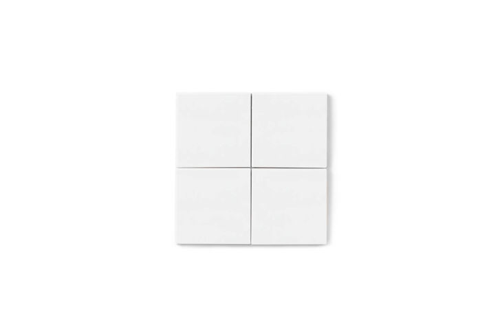 for a similar white square tile, the fireclay white wash tile in an 8 by 8 inch 18