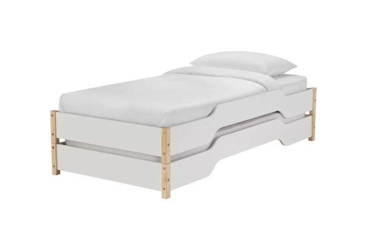 the habitat hanna stacking single guest bed is £370 each at habitat. 21