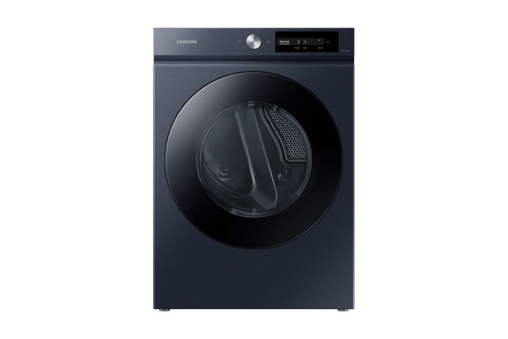 the samsung bespoke large capacity electric dryer in brushed navy (1657832070 17