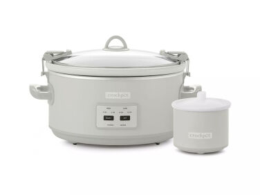 crockpot designer series 7 quart slow cooker 1 1  