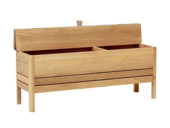 form and refine a line storage bench 111 oak   1 584x438