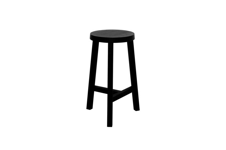 the made by choice lonna bar stool is made of blackened wood in halikko, finlan 19