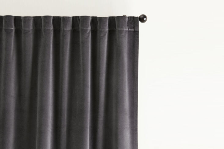 for similar heavy charcoal velvet curtains, the pottery barn velvet twill black 20