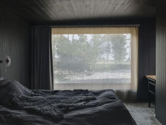 steal this look: a black out bedroom in a converted bunker in sweden 9