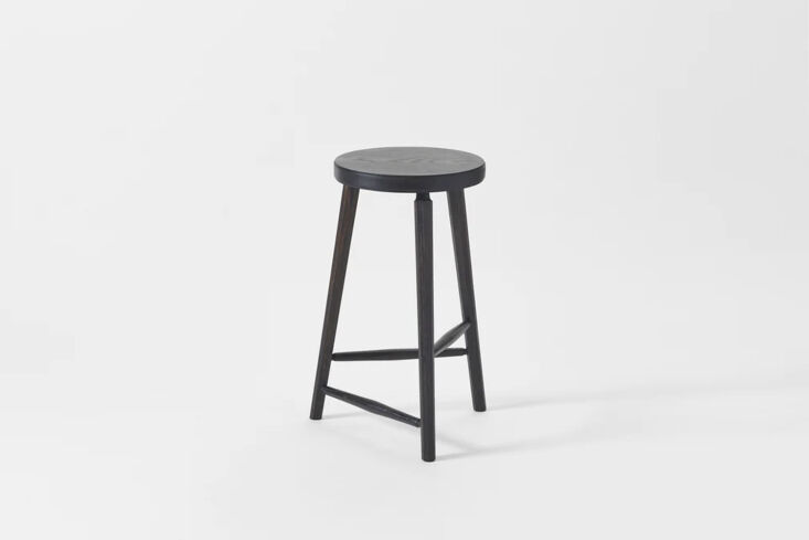 the long confidence cosmos ebonized oak counter stool is \$\1,400 at march. 16