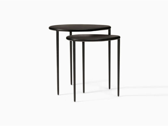 colin king bronze finished nesting side tables 8