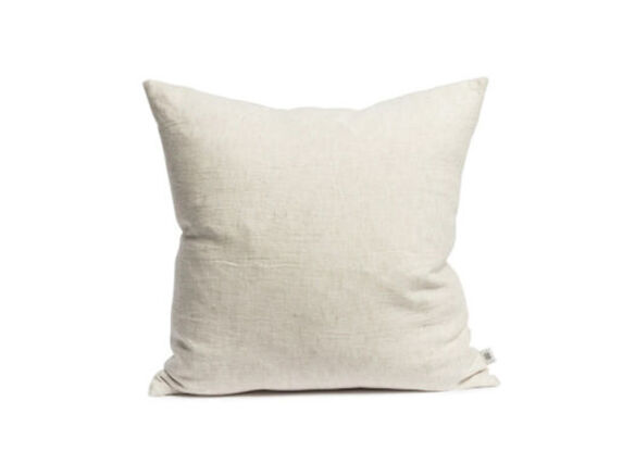 linen cushion sea shell 12