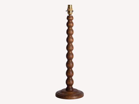 bobbin lamp base – natural or stained oak 8