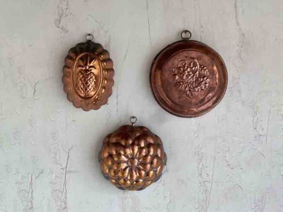 antique copper jelly mold 8