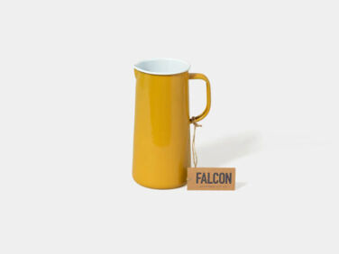 falcon enamelware 3 pint jug mustard yellow   1 376x282