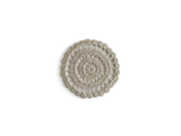 rose crochet coaster 8