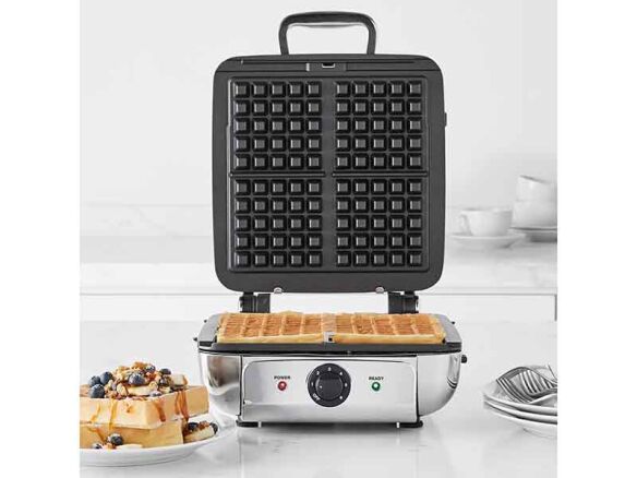 all clad 4 square digital gourmet waffle maker with removable plates 8