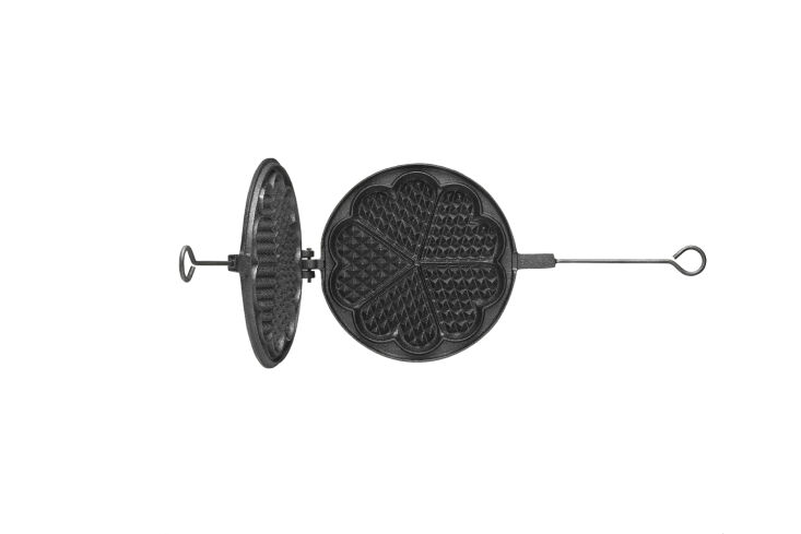 the traditional scandi skeppshult waffle iron is an 8.\25 inch cast iron waffle 14