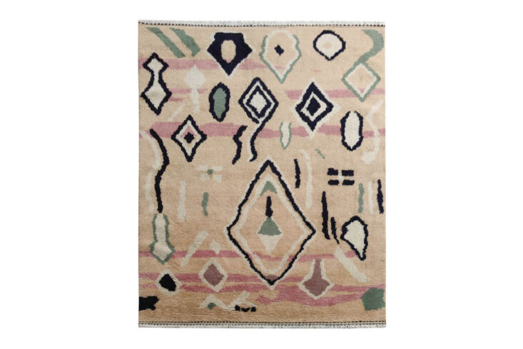 another colorful vintage berber rug is the berber rug bc3\1 for \$\1,850 at atl 24