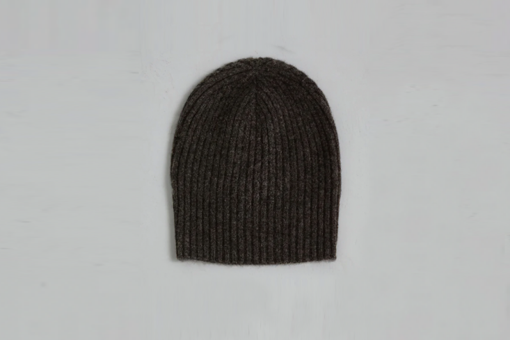 margot and julie are both advocates of cap wearing indoors. the cashmere beanie 13