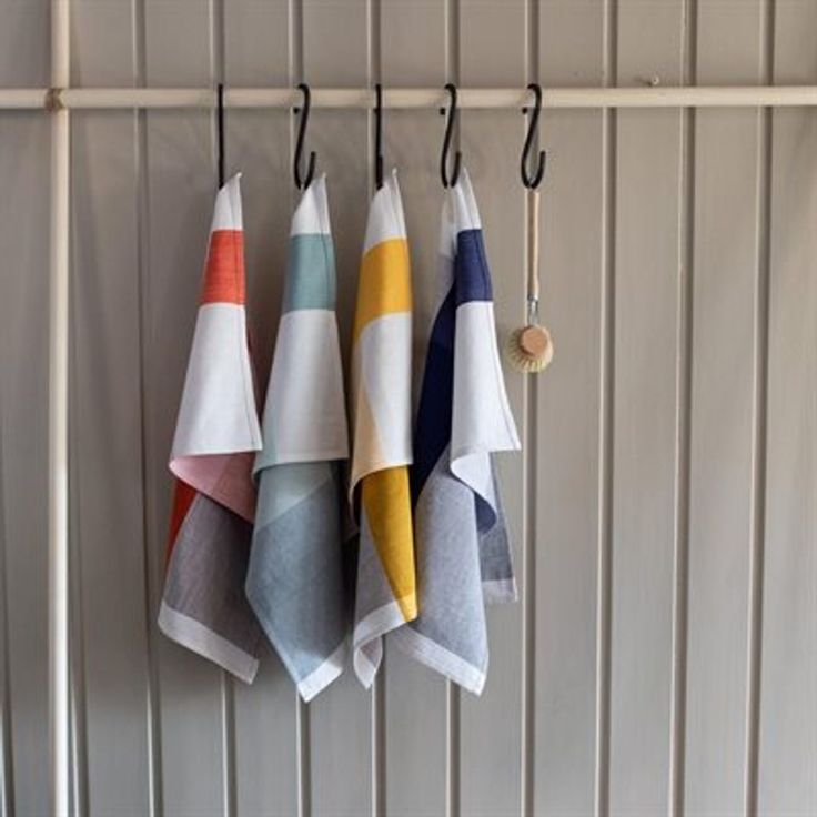 all cotton gradient tea towels with hanging loops are \$\15.\25 for two. 27
